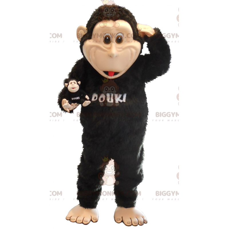Μαύρη στολή μασκότ BIGGYMONKEY™ Great Ape - Μασκότ μαϊμού - BIGGYMONKEY_0157 - BiggyMonkey.com