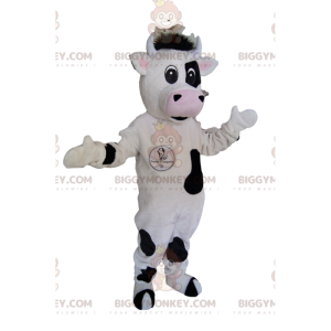 Kostým maskota Černobílá kráva BIGGYMONKEY™. kostým krávy –
