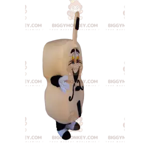 Velmi nadšený kostým maskota BIGGYMONKEY™ pro béžové