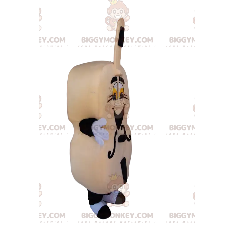 Velmi nadšený kostým maskota BIGGYMONKEY™ pro béžové Velmi nadšený kostým maskota BIGGYMONKEY™ pro béžové