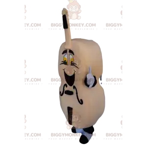 Velmi nadšený kostým maskota BIGGYMONKEY™ pro béžové