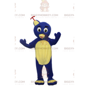 Happy Little Blue Penguin BIGGYMONKEY™ Mascot Costume.Penguin
