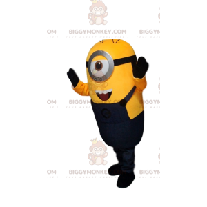 BIGGYMONKEY™ mascot costume of Stuart, the Minion's teen.