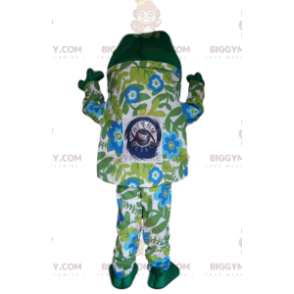 Frog BIGGYMONKEY™ maskotkostume med våddragt og snorkel - Frøen maskoter - BIGGYMONKEY_013063 - BiggyMonkey.com