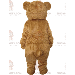 BIGGYMONKEY™ mascottekostuum bruine beer met kleine hartsnuit -