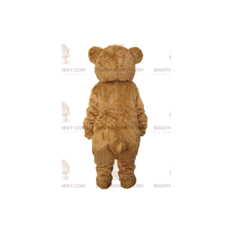BIGGYMONKEY™ mascottekostuum bruine beer met kleine hartsnuit - BIGGYMONKEY™ mascottekostuum bruine beer met kleine hartsnuit -