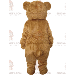 BIGGYMONKEY™ Mascot Costume Brown Bear Cub With Small Heart