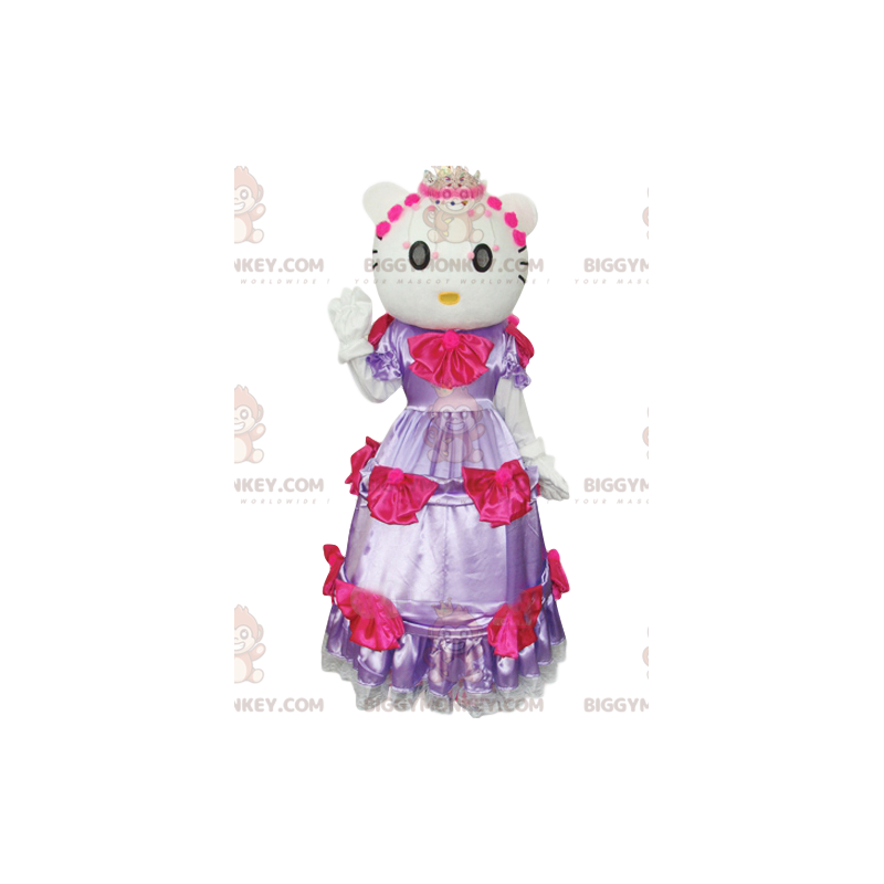 BIGGYMONKEY™ maskotdräkt från Hello Kitty, den berömda katten
