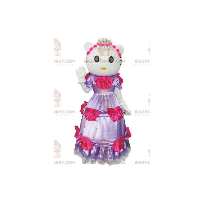 Disfraz de mascota BIGGYMONKEY™ de Hello Kitty, la famosa gata Disfraz de mascota BIGGYMONKEY™ de Hello Kitty, la famosa gata