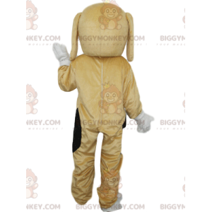Costume mascotte cane BIGGYMONKEY™ beige e bianco. costume da