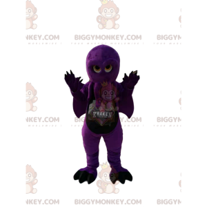 BIGGYMONKEY™ mascot costume of purple octopus with wings. octopus costume - Fish Mascots - BIGGYMONKEY_013082 - BiggyMonkey.com