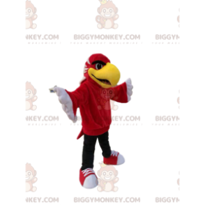 Maskotka BIGGYMONKEY™ przedstawiająca czerwonego orła z dużym