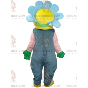 Costume de mascotte BIGGYMONKEY™ de personnage jaune avec une