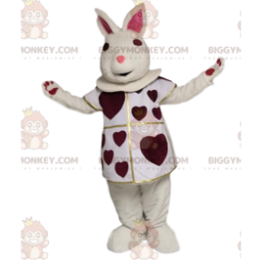 Maskotka BIGGYMONKEY™ przedstawiająca białego królika z