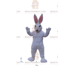 BIGGYMONKEY™ White Rabbit Wicked Looking Mascot Costume. bunny