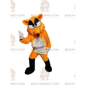 Orange and White Fox BIGGYMONKEY™ Mascot Costume. fox costume -