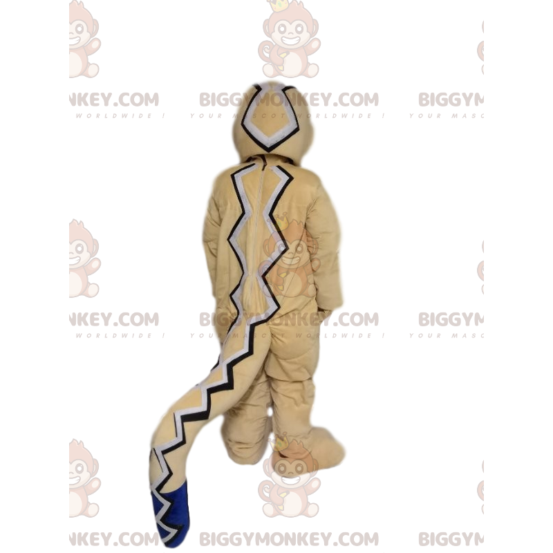 stroomkring bewondering resterend Leuk beige slang BIGGYMONKEY™ mascottekostuum. Besnoeiing L (175-180 cm)