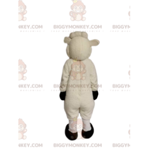 Kostým maskota velmi usměvavé bílé ovce BIGGYMONKEY™. kostým ovce - Ovčí maskoti - BIGGYMONKEY_013110 - BiggyMonkey.com