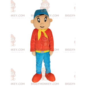 Noddy-personage BIGGYMONKEY™-mascottekostuum. Noddy kostuum - Mascottes beroemde mensen - BIGGYMONKEY_013124 - BiggyMonkey.com