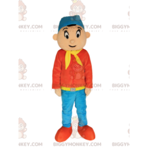 Noddy Charakter BIGGYMONKEY™ Maskottchenkostüm. Noddy-Kostüm -