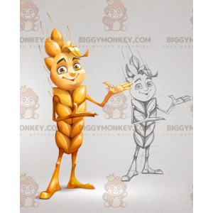 Jättegul majskolv BIGGYMONKEY™ maskotdräkt - BiggyMonkey maskot