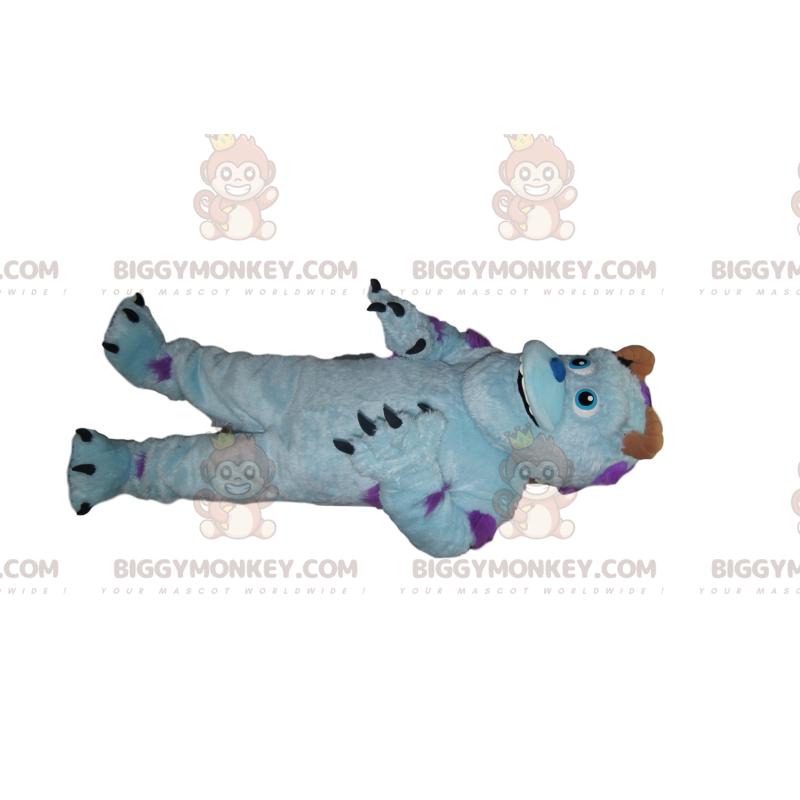 BIGGYMONKEY™ mascottekostuum van Sully, het turquoise monster BIGGYMONKEY™ mascottekostuum van Sully, het turquoise monster
