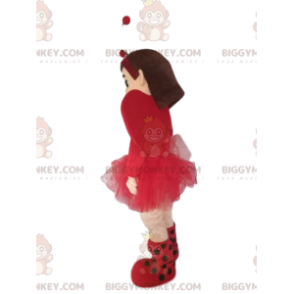 Costume da mascotte BIGGYMONKEY™ per bambina con simpatica