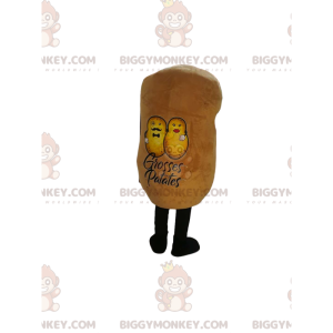 Yellow Potato BIGGYMONKEY™ Mascot Costume. yellow potato