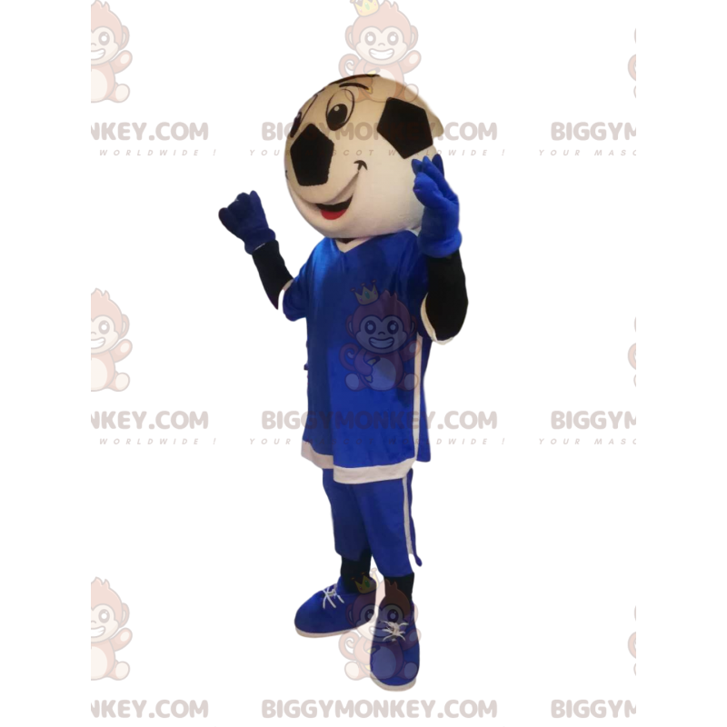 Costume de mascotte BIGGYMONKEY™ de personnage avec une tête de Costume de mascotte BIGGYMONKEY™ de personnage avec une tête de