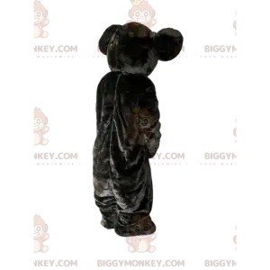 Maskotka BIGGYMONKEY™ z szarego koali z szerokim uśmiechem.