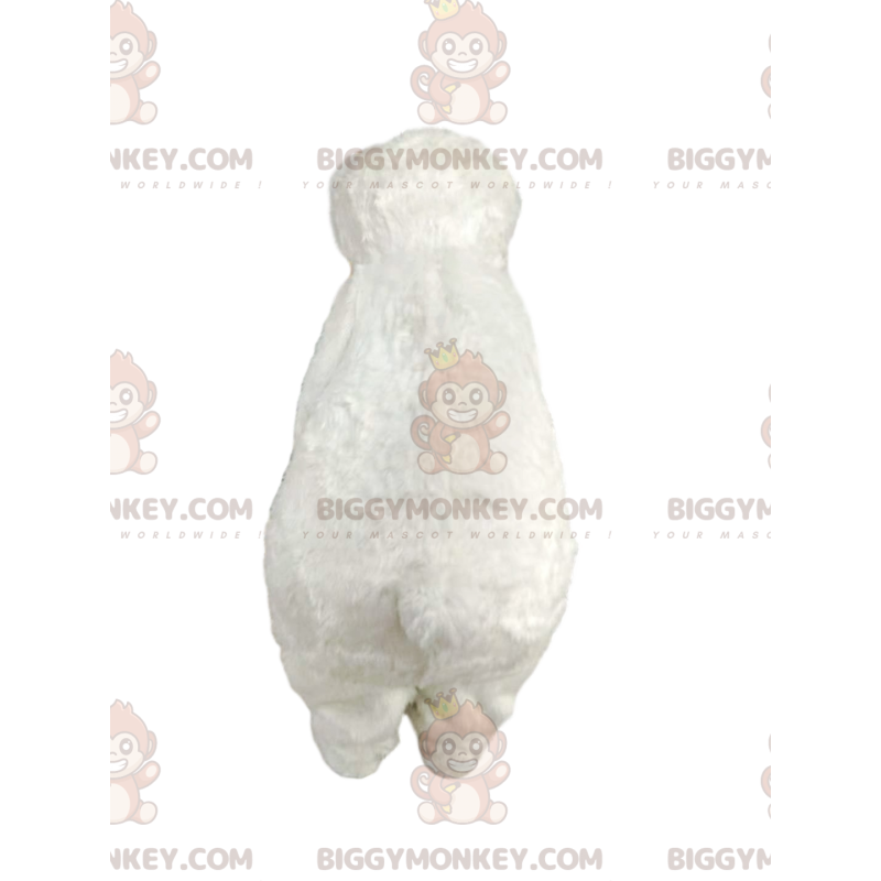 Cute polar bear BIGGYMONKEY™ mascot costume. White bear costume Cute polar bear BIGGYMONKEY™ mascot costume. White bear costume