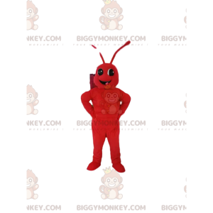 Red Ant BIGGYMONKEY™ Mascot Costume. ant costume -