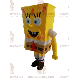 SpongeBob BIGGYMONKEY™ maskotdräkt. Svampbob kostym -