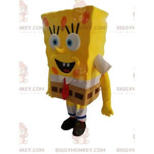SpongeBob BIGGYMONKEY™ maskotkostume. Svampebob kostume - Masker berømte mennesker - BIGGYMONKEY_013157 - BiggyMonkey.com