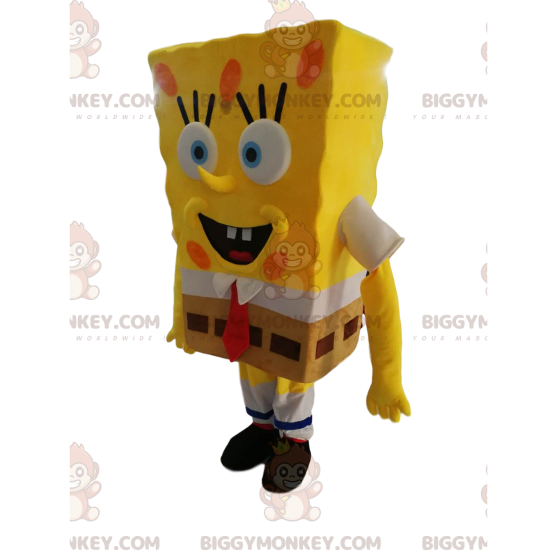 Paavo BIGGYMONKEY™ maskottiasu. Spongebob-asu - Biggymonkey.com