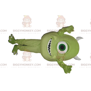 Monsters Inc. Bob the Green Cyclops BIGGYMONKEY™ maskottiasu -