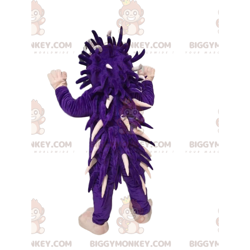 Purple and White Hedgehog BIGGYMONKEY™ Mascot Costume. hedgehog