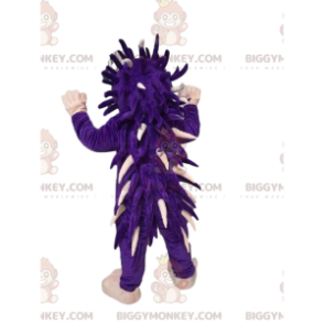 Purppura-valkoinen siilin BIGGYMONKEY™ maskottiasu. siili-asu - Hedgehog-maskotit - BIGGYMONKEY_013170 - BiggyMonkey.com
