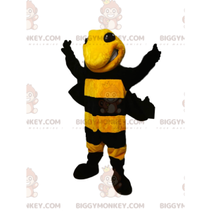 Aggressive Wasp BIGGYMONKEY™ Mascot Costume. wasp costume -