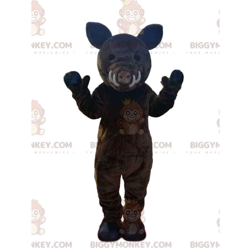 Costume da mascotte BIGGYMONKEY™ cinghiale super carino. Costume da mascotte BIGGYMONKEY™ cinghiale super carino.
