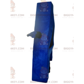 Traje de mascote de letra azul A BIGGYMONKEY™. Traje da letra A