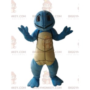 Traje da mascote BIGGYMONKEY™ da Tartaruga Azul Sorridente. fantasia de tartaruga - Mascotes de tartaruga - BiggyMonkey.com