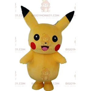 BIGGYMONKEY™ Maskottchenkostüm von Pikachu, der süßen