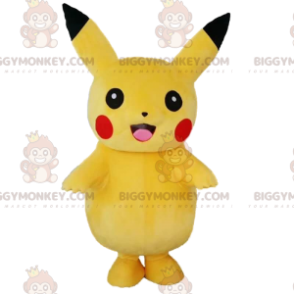 BIGGYMONKEY™ mascot costume of Pikachu, the cute Pokemon