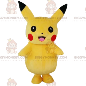 Traje de mascote BIGGYMONKEY™ de Pikachu, o fofo personagem