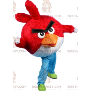Red BIGGYMONKEY™ Mascot Costume, The Angry Bird Bird -