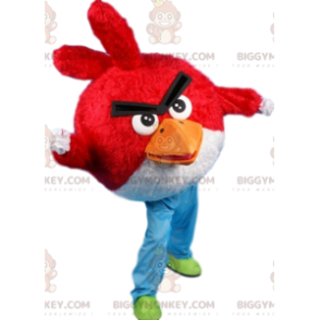 Costume de mascotte BIGGYMONKEY™ de Red, l'oiseau de Angry Bird - Mascotte d'oiseaux - BIGGYMONKEY_013196 - BiggyMonkey.com