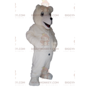Costume da mascotte dell'orso polare BIGGYMONKEY™ con un grande
