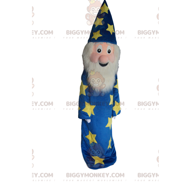 Super Happy Merlin the Wizard BIGGYMONKEY™ Mascot Costume -