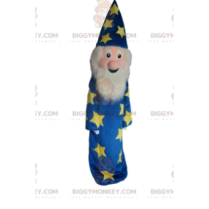 Super blij Merlijn de tovenaar BIGGYMONKEY™ mascottekostuum - Mascottes beroemde mensen - BIGGYMONKEY_013205 - BiggyMonkey.com